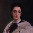 Учебная копия с картины «Женский портрет» Корзухин Алексей Иванович 1875 Холст, масло. 62 x 53